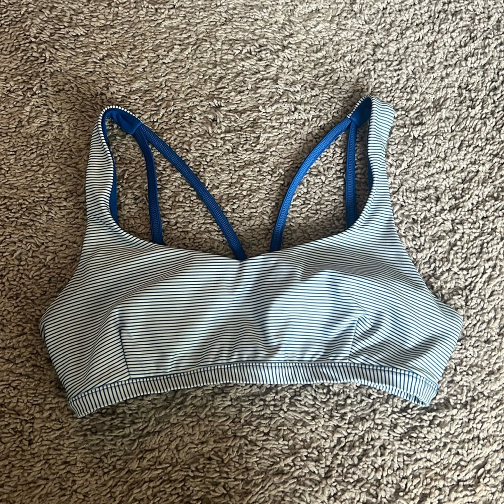 Striped Sports Bra